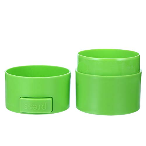 FRCOLOR Eyelash Extension Glue Storage Container - Sealed Plastic Jar for Lash Adhesive, Green - Perfect for Salon, Home & Professional Lash Artists