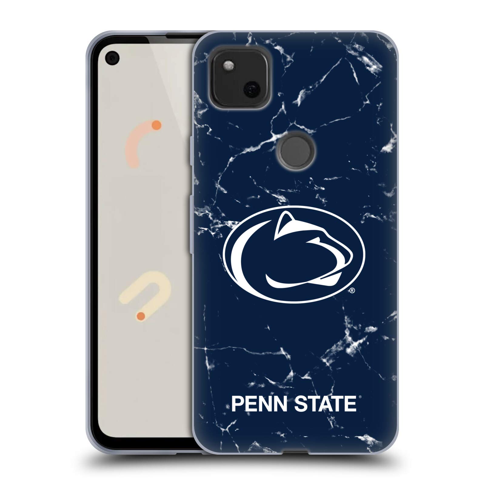 PSU Marble Soft Gel Case for Google Pixel 4a - College Style Protection
