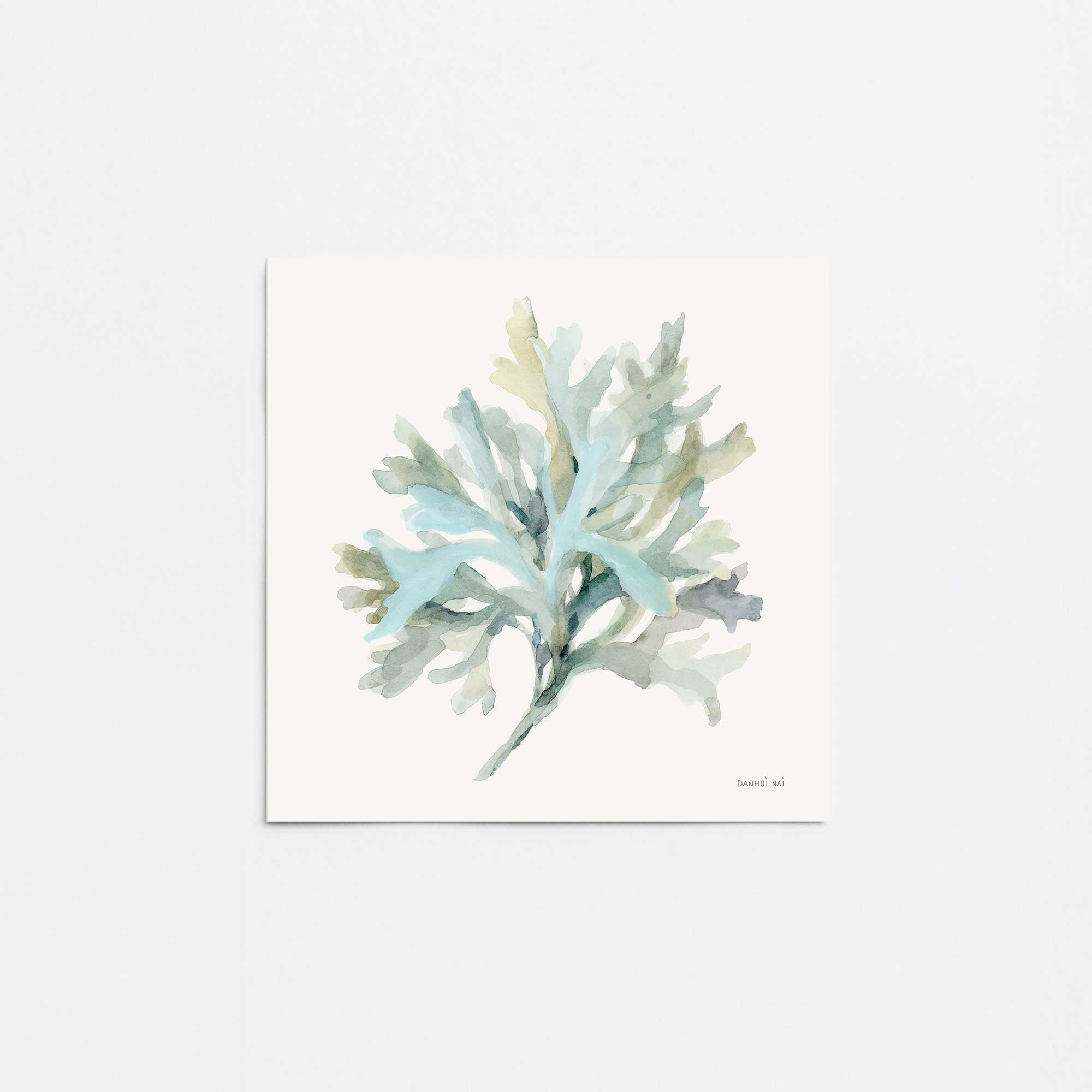 Coastal Sagebrush Whisper Print - Bohemian Home Decor Wall Art for Living Room, Bedroom & Office | Nature-Inspired Botanical Print for Modern & Rustic Interior Design