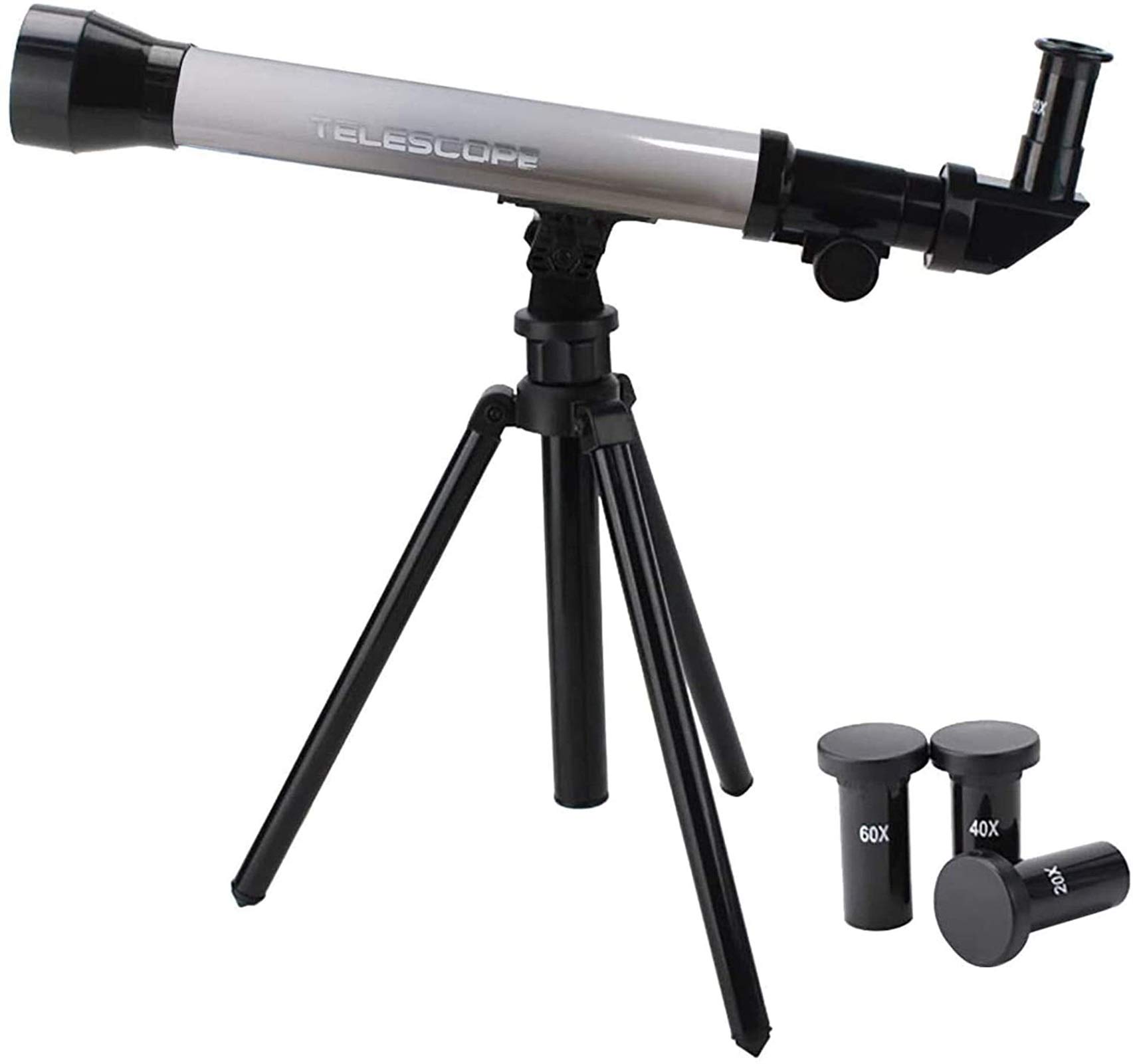 20X-60X Zoom Refractor Telescope for Adults - Portable Astronomy Telescope with Tripod & Smartphone Adapter for Stargazing, Bird Watching, and Outdoor Adventures
