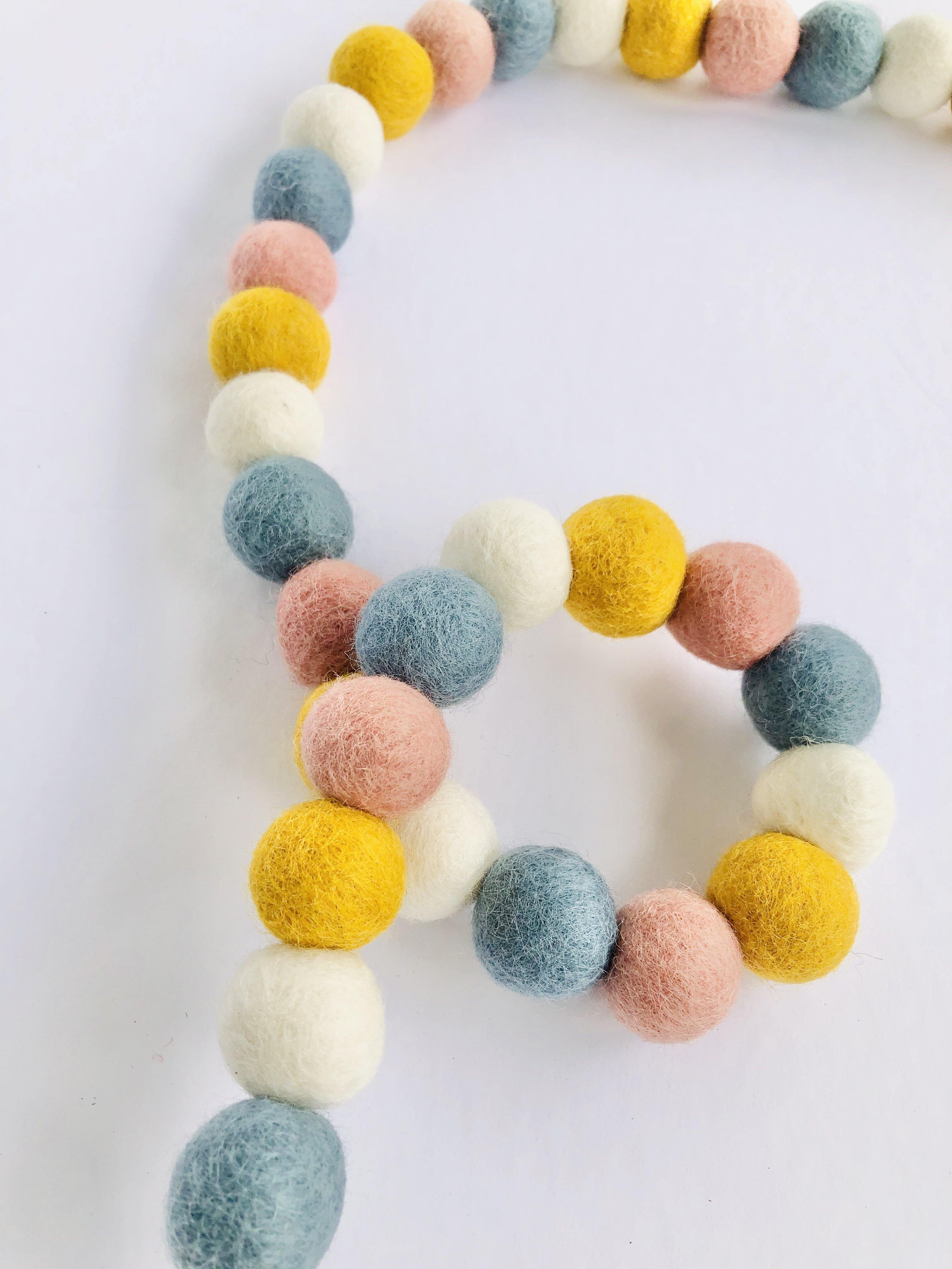 Little Girl's Floral Garland - Perfect for Birthday Parties, Baby Showers & Nursery Decor