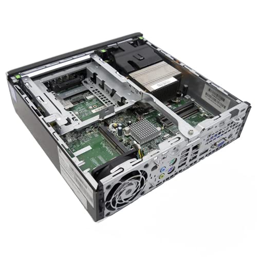 Refurbished HP 8300 USFF Desktop Computer - Intel Core i7 3.4GHz, 8GB RAM, 120GB SSD, WiFi, Bluetooth, 1080p Webcam | Wireless Keyboard & Mouse Bundle with 19