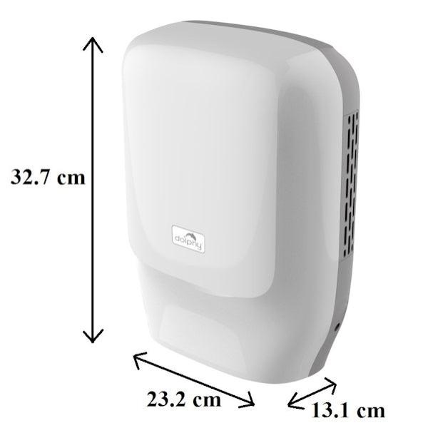 Dolphy Plaza Superfast Hand Dryer 1450W - High Speed Commercial Hand Dryer for Restrooms, Kitchens & Public Spaces