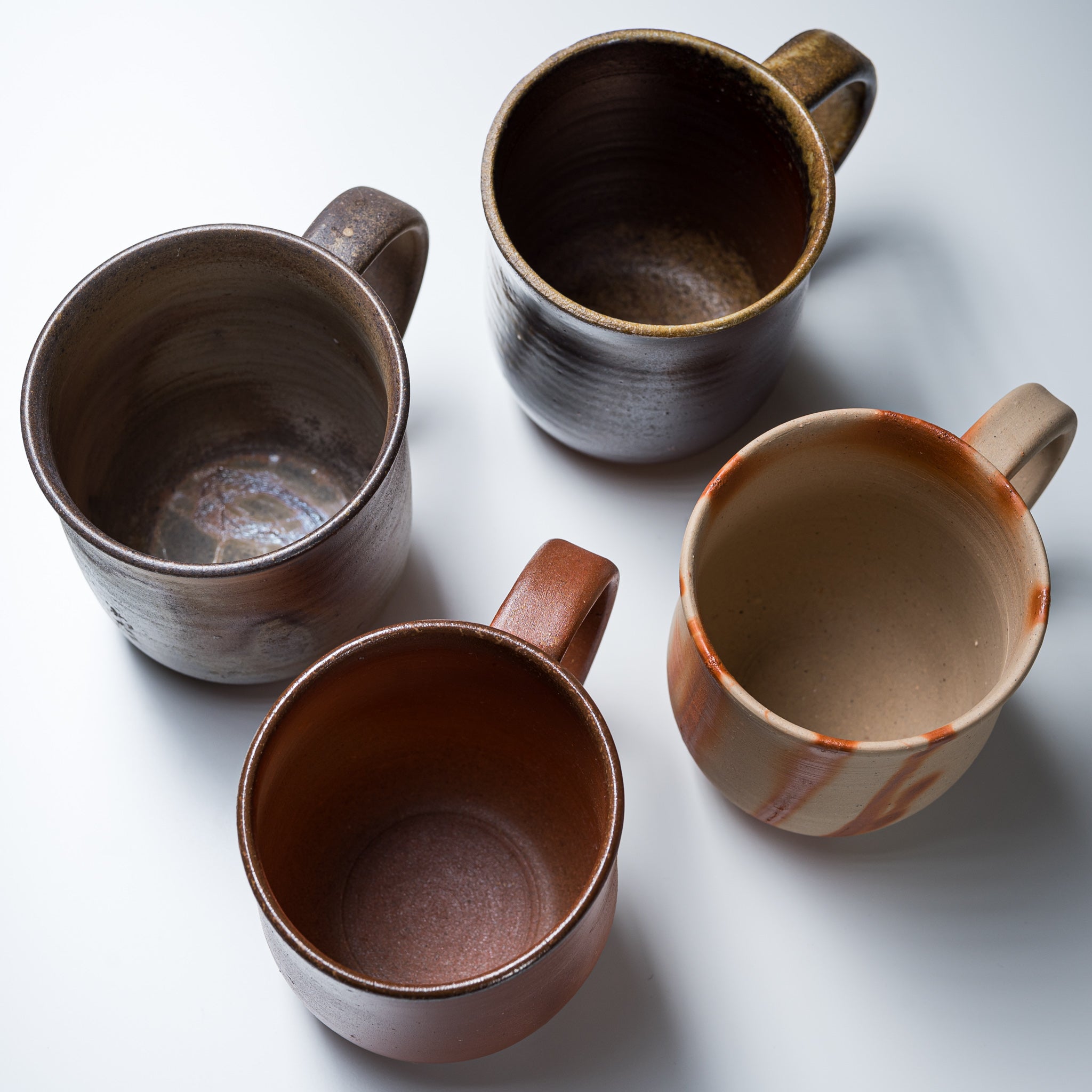 Bizen Pottery Large Mug Cup - Handcrafted Japanese Ceramic Coffee Cup with Goma Glaze - Perfect for Home, Office, and Tea Ceremonies
