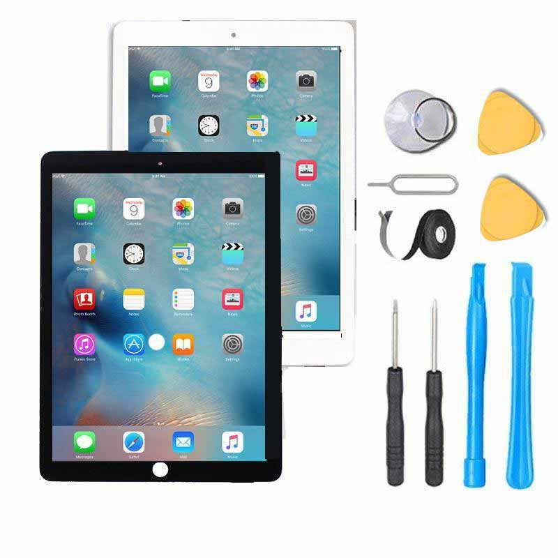Original iPad 5 (2017) Screen Replacement Kit - LCD & Digitizer Assembly with Premium Repair Tools (Black/White) | DIY Fix for Cracked or Damaged Displays | Perfect for Home, Office, or Repair Shop Use