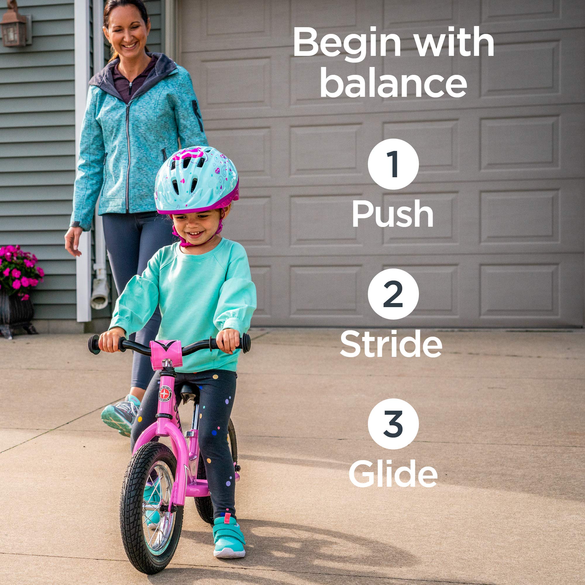 Schwinn Koen & Elm Kids Bike with Training Wheels - Lightweight 12