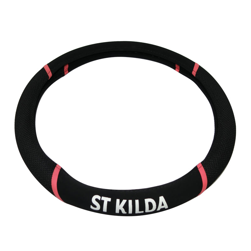 St Kilda AFL Steering Wheel Cover - Premium Car Accessory for AFL Fans | Perfect for Game Day & Road Trips