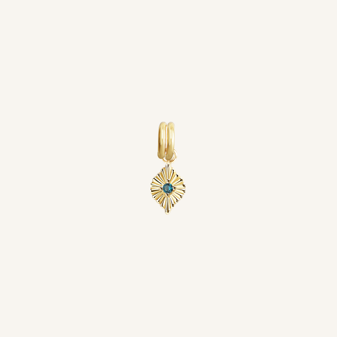 September Birthstone Charm for Petite Jewelry - Perfect for Necklaces, Bracelets & Gifts