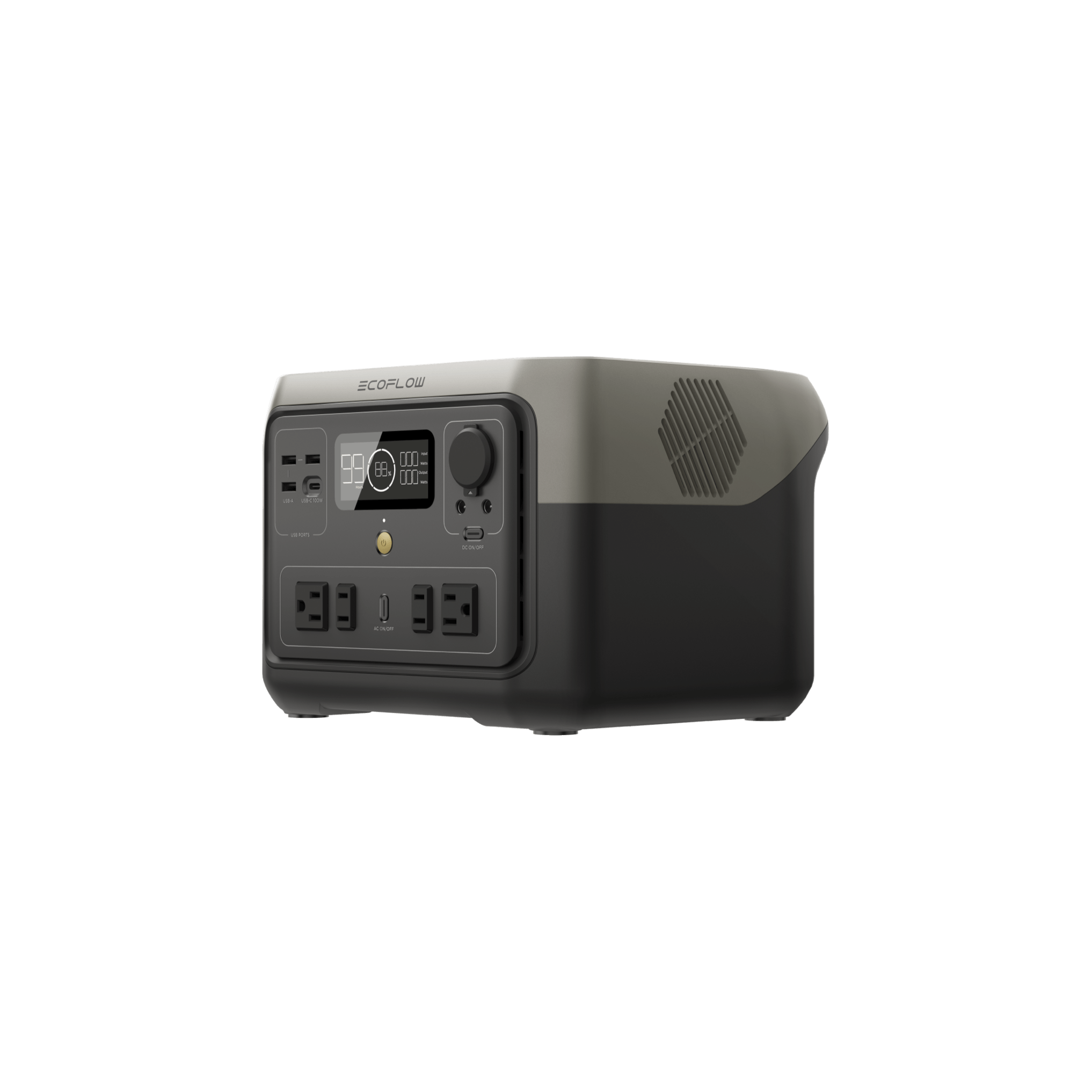 EcoFlow RIVER 2 Max 500W Portable Power Station with 512Wh Capacity | Solar Generator for Camping, RV, Emergencies | Certified Refurbished (US Stock) - Perfect for Outdoor Adventures, Home Backup & Off-Grid Power