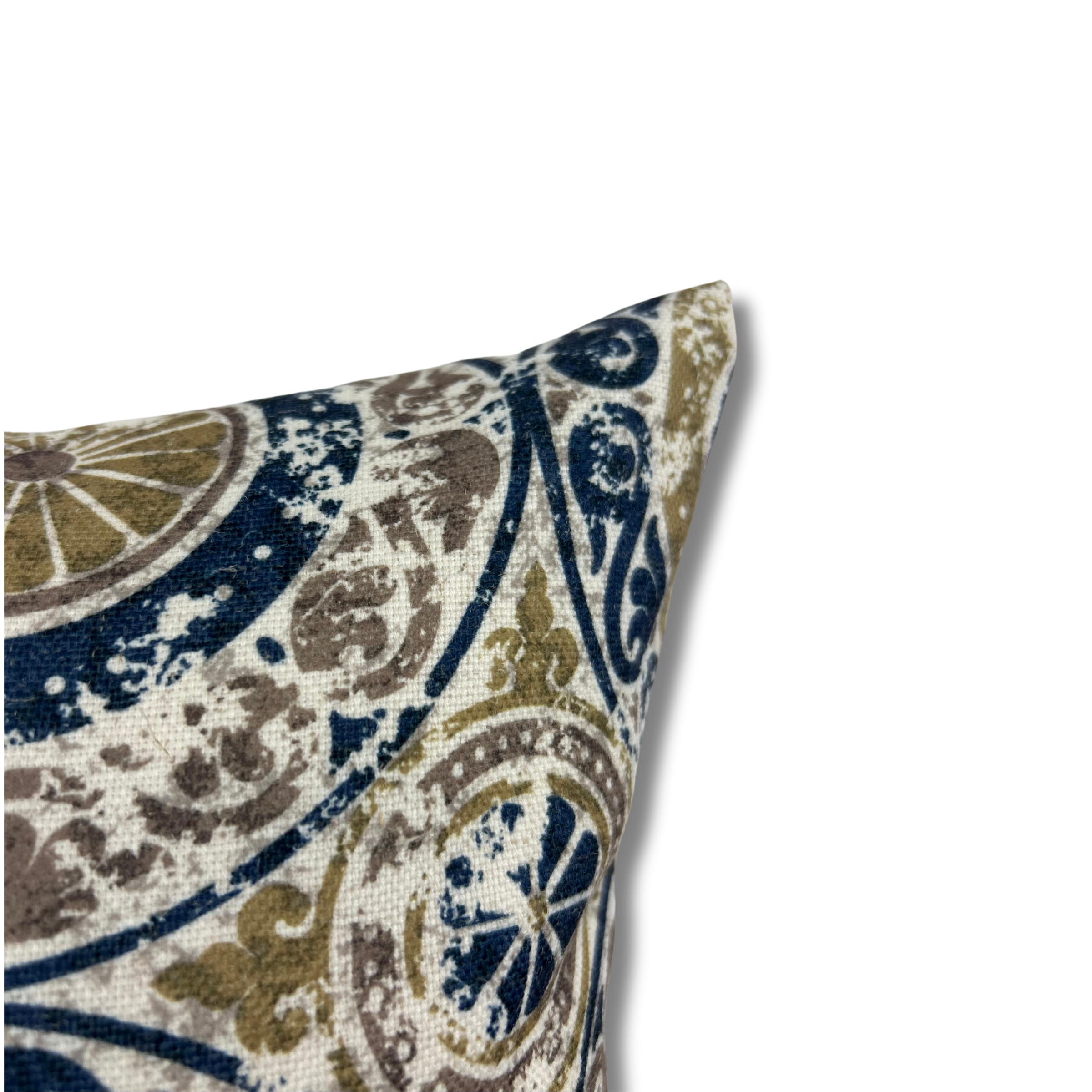Susani Navy Blue Decorative Throw Pillow 17x17 - Perfect for Sofa, Bed & Home Decor