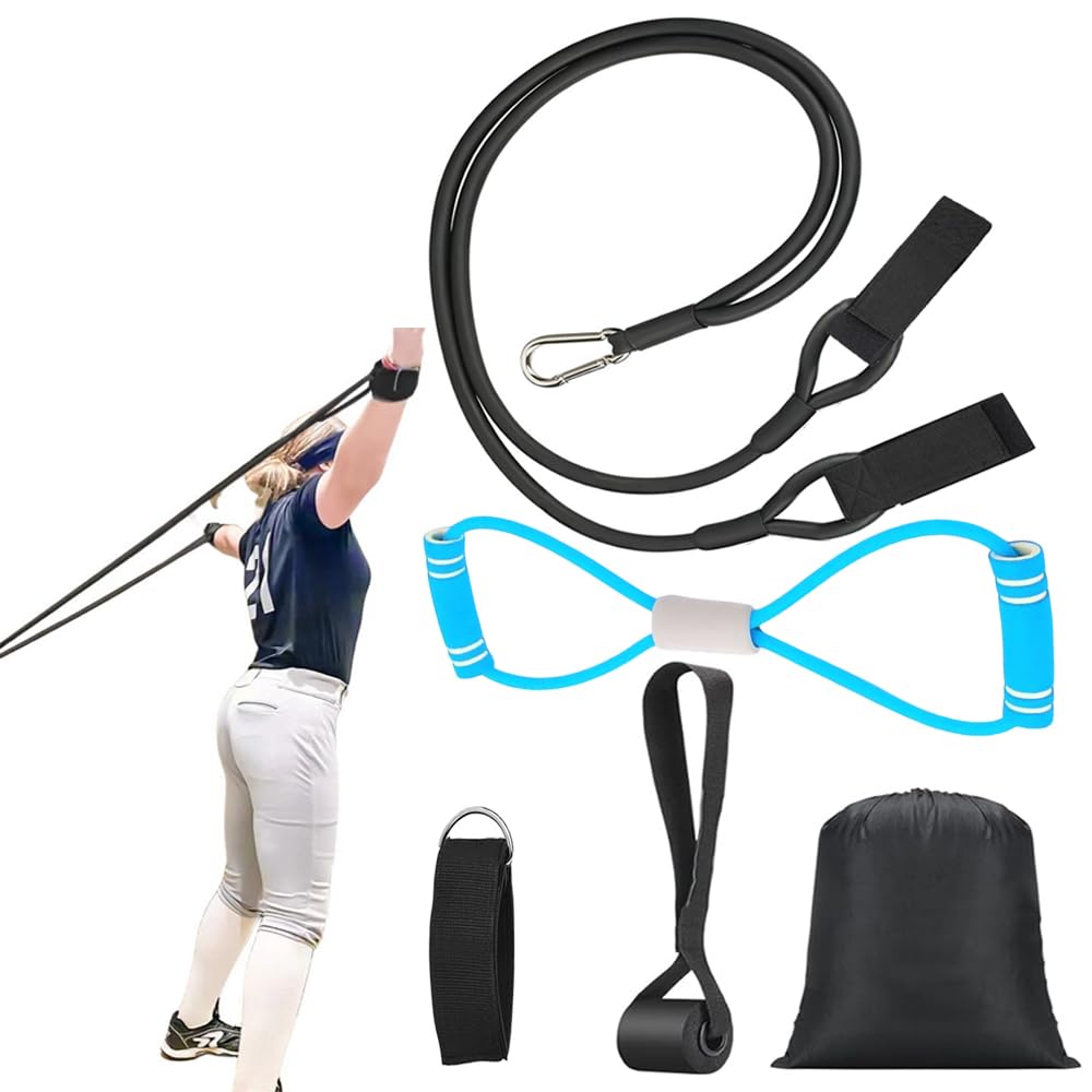 Baseball & Softball Resistance Training Bands - Pitching Arm Trainer for Strength & Warm Up | Baseball Training Equipment for Throwing & Stretching | Perfect for Pitchers, Coaches & Athletes