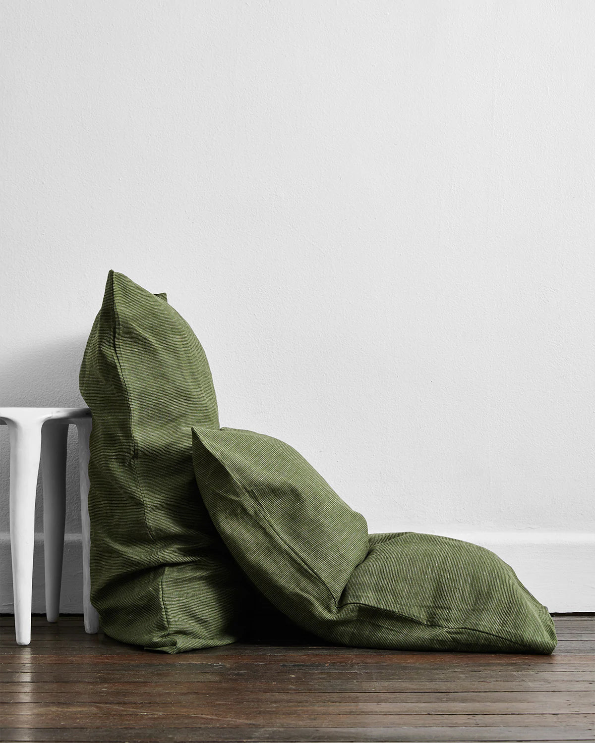 Olive Stripe, Terracotta & Oatmeal Bedding Bundle Set - 100% Cotton Soft Luxury Bed Sheets & Pillowcases - Perfect for Master Bedroom, Guest Room & Dorm Decor