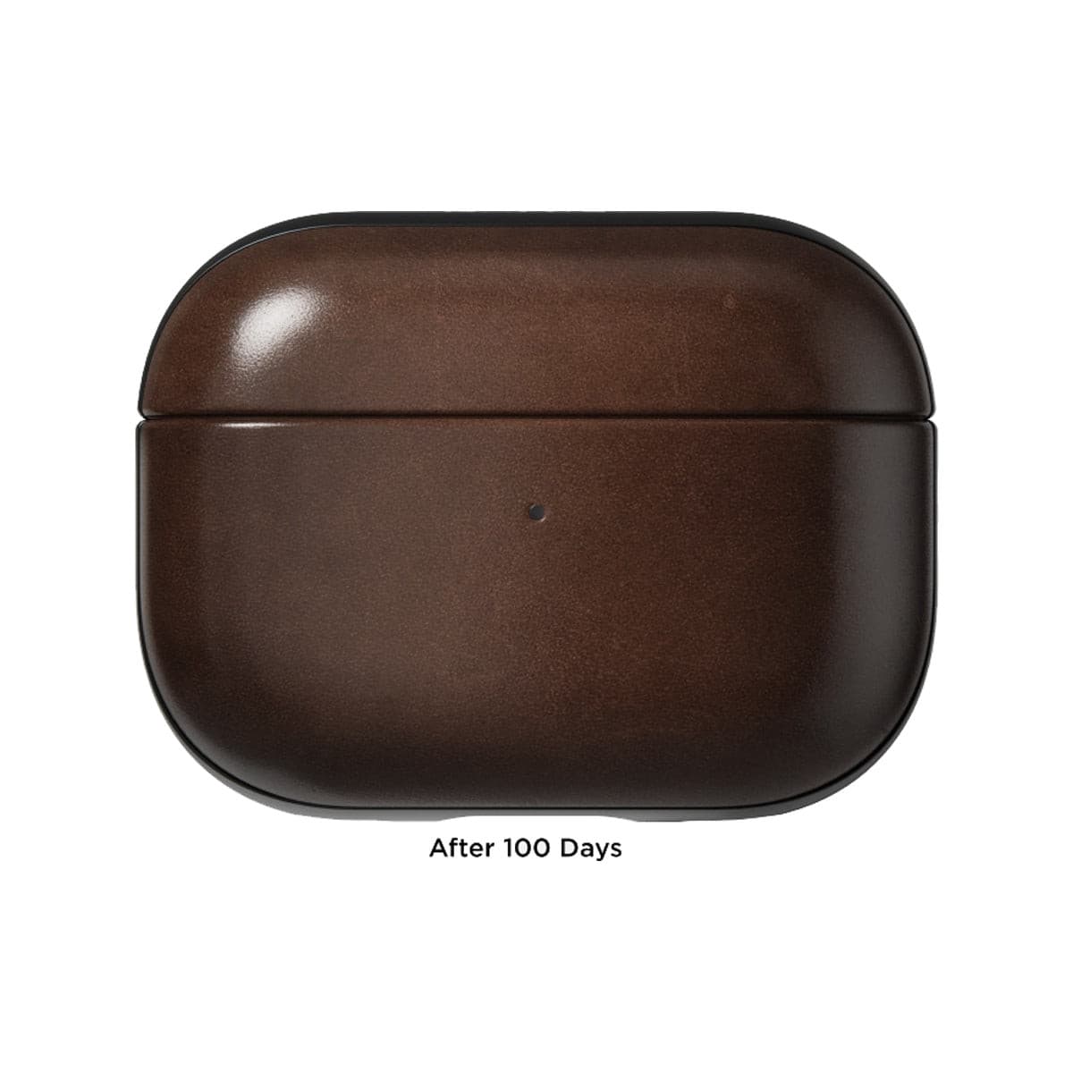 Premium Nomad Modern Leather Case for AirPods Pro 2 - Genuine Rustic Brown Horween Leather - Protective & Stylish Cover for Travel, Work & Everyday Use