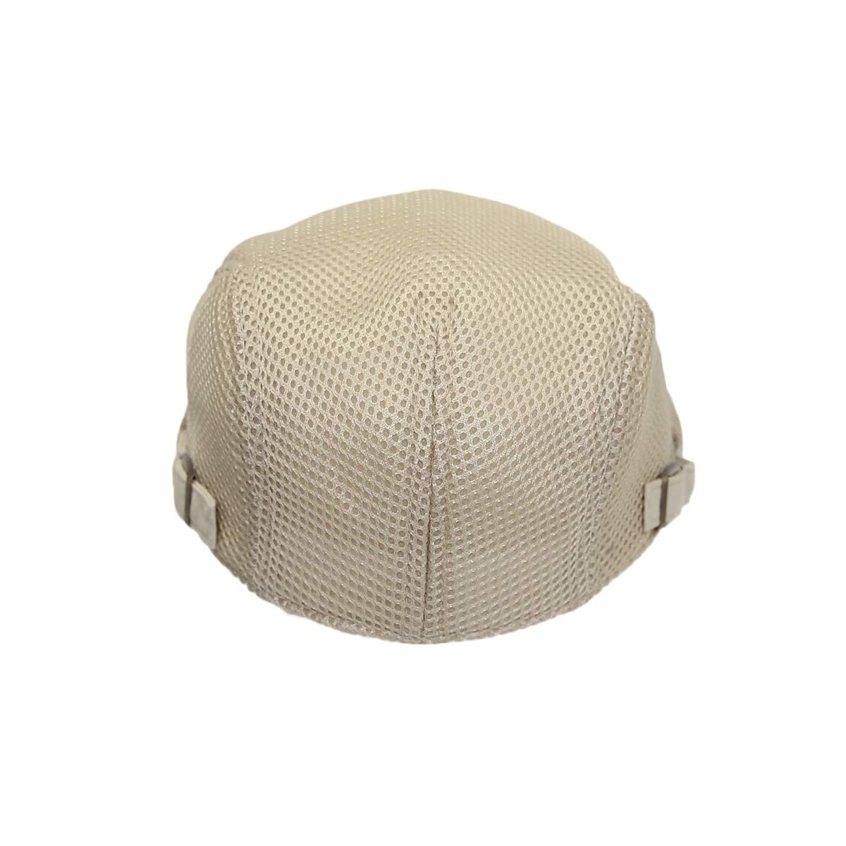 WITHMOONS Ivy Cap Summer Mesh Newsboy Irish Golf Hats for Men & Women - Breathable UV Protection Outdoor Sun Hat for Golf, Tennis, Fishing, Hiking & Casual Wear TZ30046