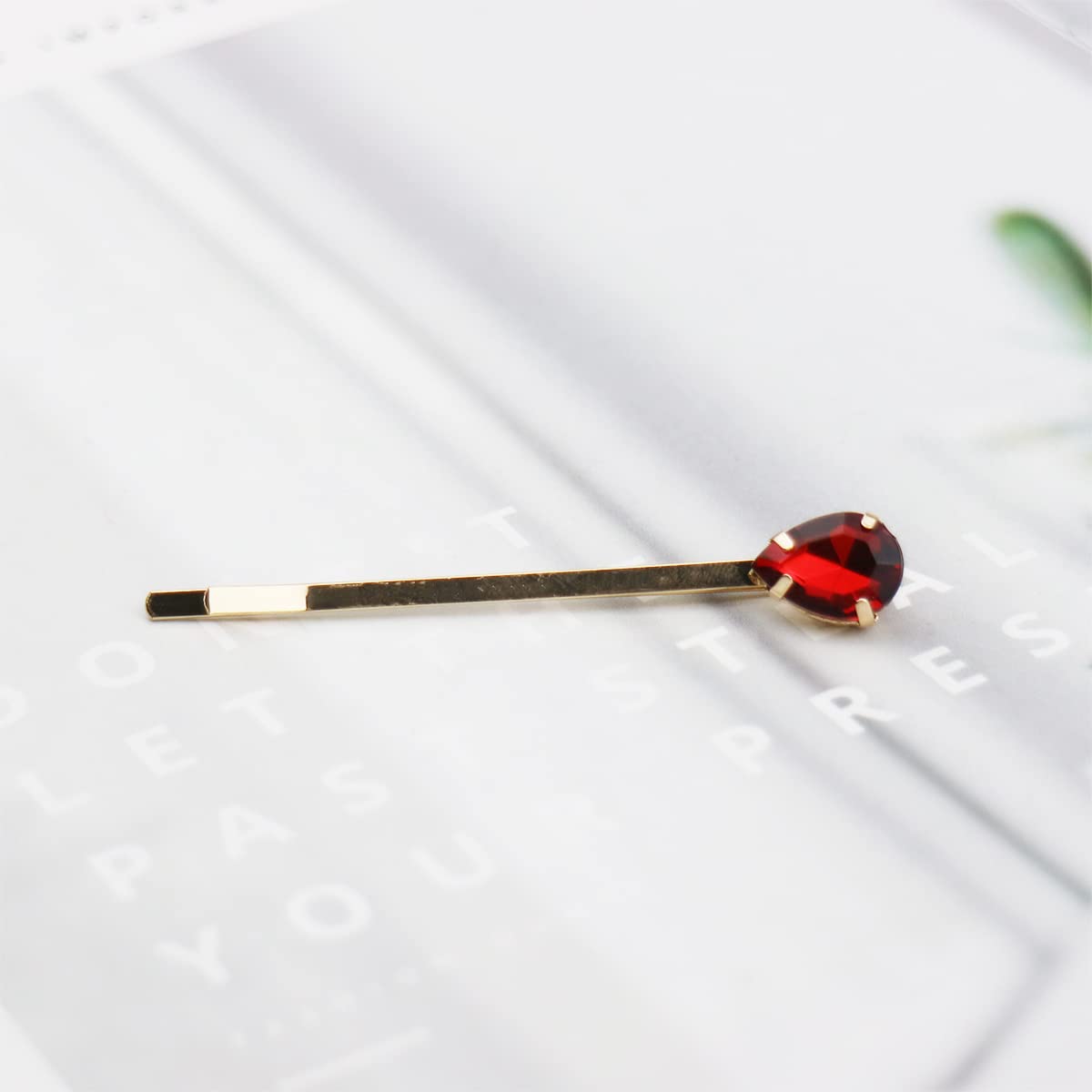 15 PCS Vintage Crystal Hair Clips - Retro Hairpins & Bobby Pins for Women & Girls (5 Styles) - Wedding, Party & Everyday Hair Accessories