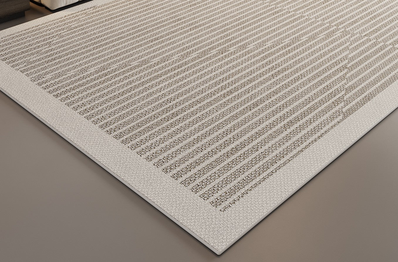 Modern Grey Geometric Area Rugs - Large Contemporary Floor Carpet for Living Room, Bedroom & Office - Soft Non-Slip Home Decor for Cozy Spaces