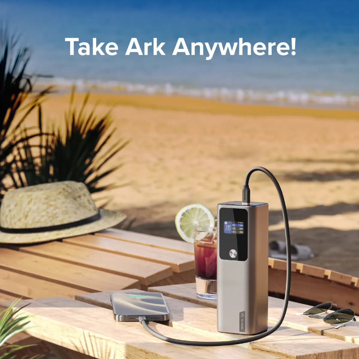 27,000mAh Power Bank with 140W USB-C Fast Charging - Portable Charger for Laptops, Phones & Tablets - Perfect for Travel, Camping & Emergency Power Backup