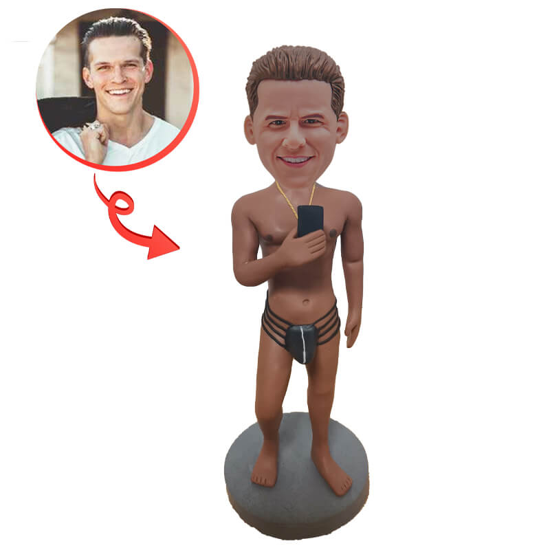 Custom Aboriginal Tribes Bobblehead - Handmade Collectible Figurine for Home Decor, Office Display, and Gift Giving