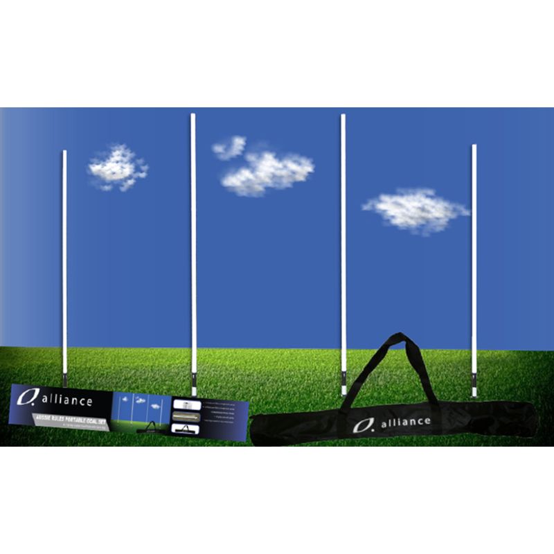 Portable AFL Goal Post Set for Backyard & Park Training | Durable Aussie Rules Football Goals for Kids & Adults