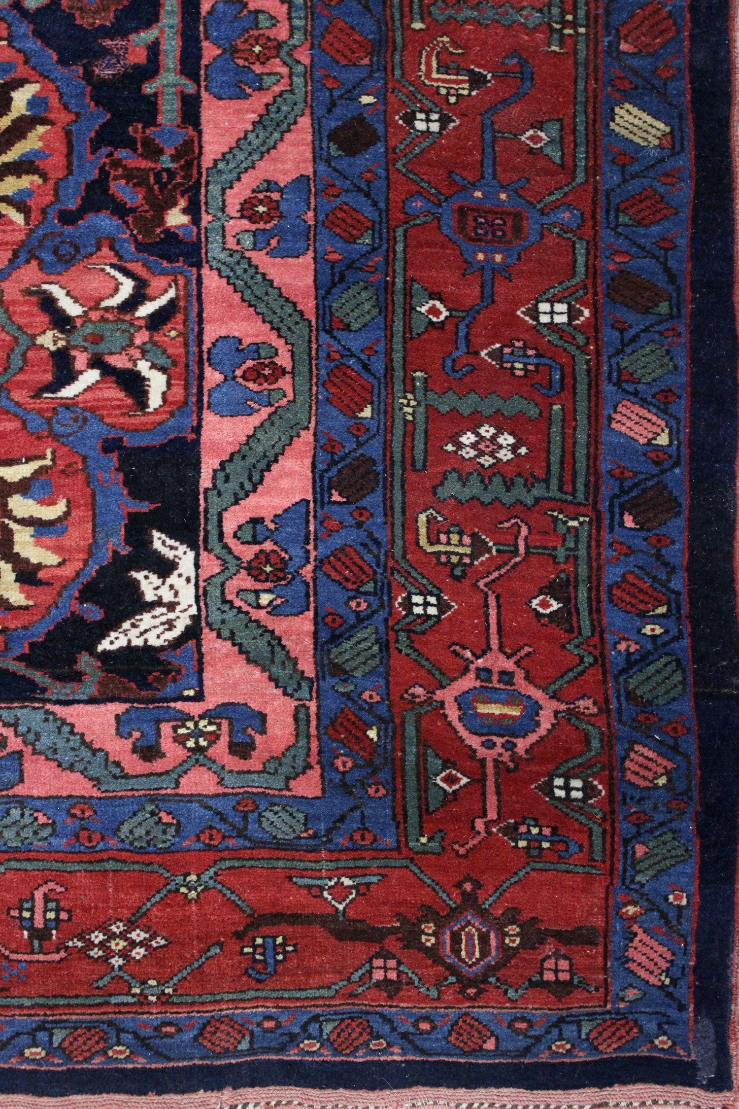 Handwoven Antique Bijar Tribal Rug - Traditional Persian Carpet for Home Decor JF8658 | Perfect for Living Room, Bedroom & Office