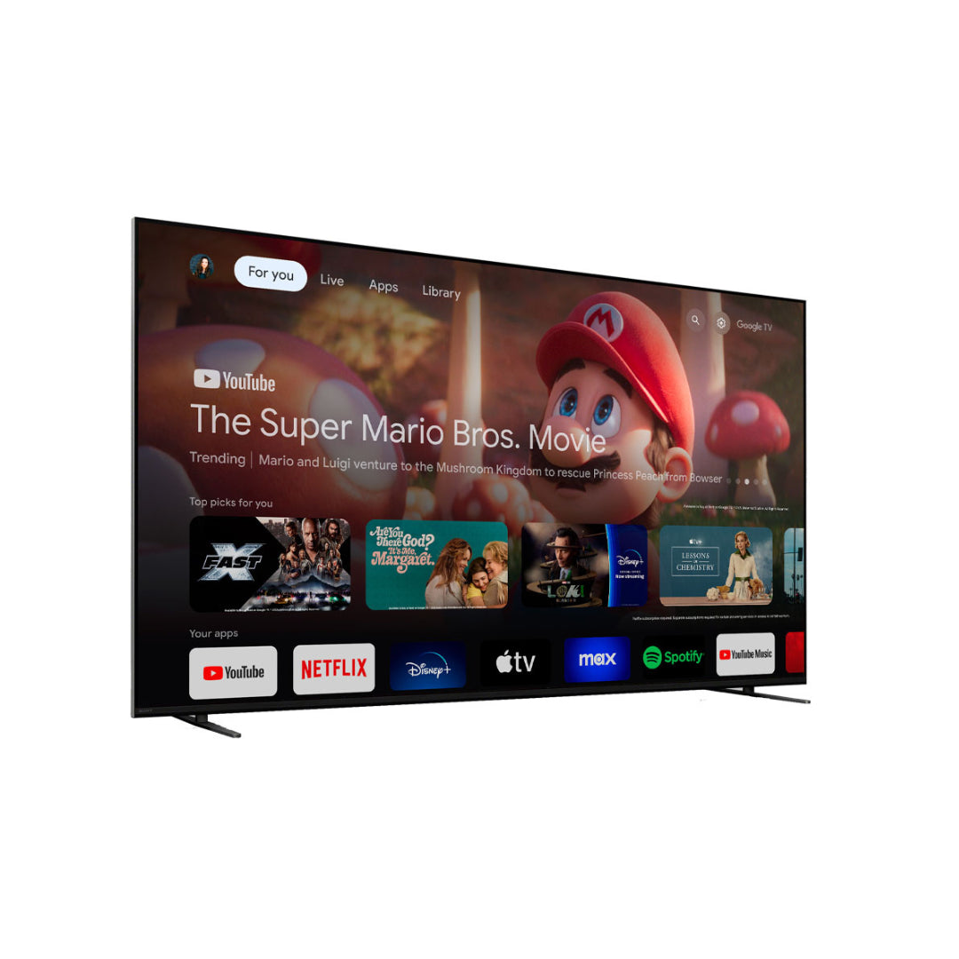 Sony BRAVIA 7 Mini LED QLED 4K HDR Smart Google TV (2024) - 65 Inch 4K Ultra HD Smart TV with Dolby Vision for Home Theater & Gaming
