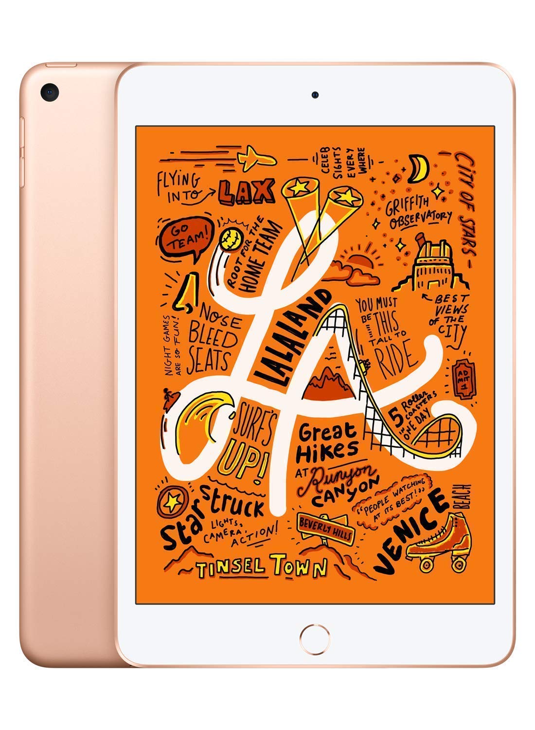Refurbished Apple iPad Mini 5th Gen (Wi-Fi, 64GB) - Gold | Portable Tablet for Work, Travel & Entertainment | Fast A12 Bionic Chip, Retina Display & iOS Compatibility