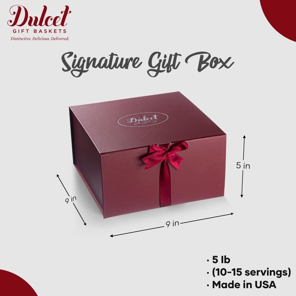Premium Food Gift Baskets for All Occasions - Thank You, Sympathy, Get Well, Birthday Cakes for Men, Women, Friends & Coworkers | Dulcet Gift Baskets | Perfect for Corporate Gifts, Housewarming & Holiday Presents