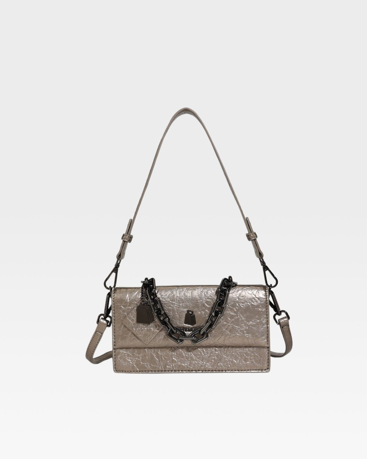 Camila Shoulder Bag for Women - Gun Powder Grey Crossbody Purse - Stylish & Lightweight Handbag for Work, Travel & Everyday Use