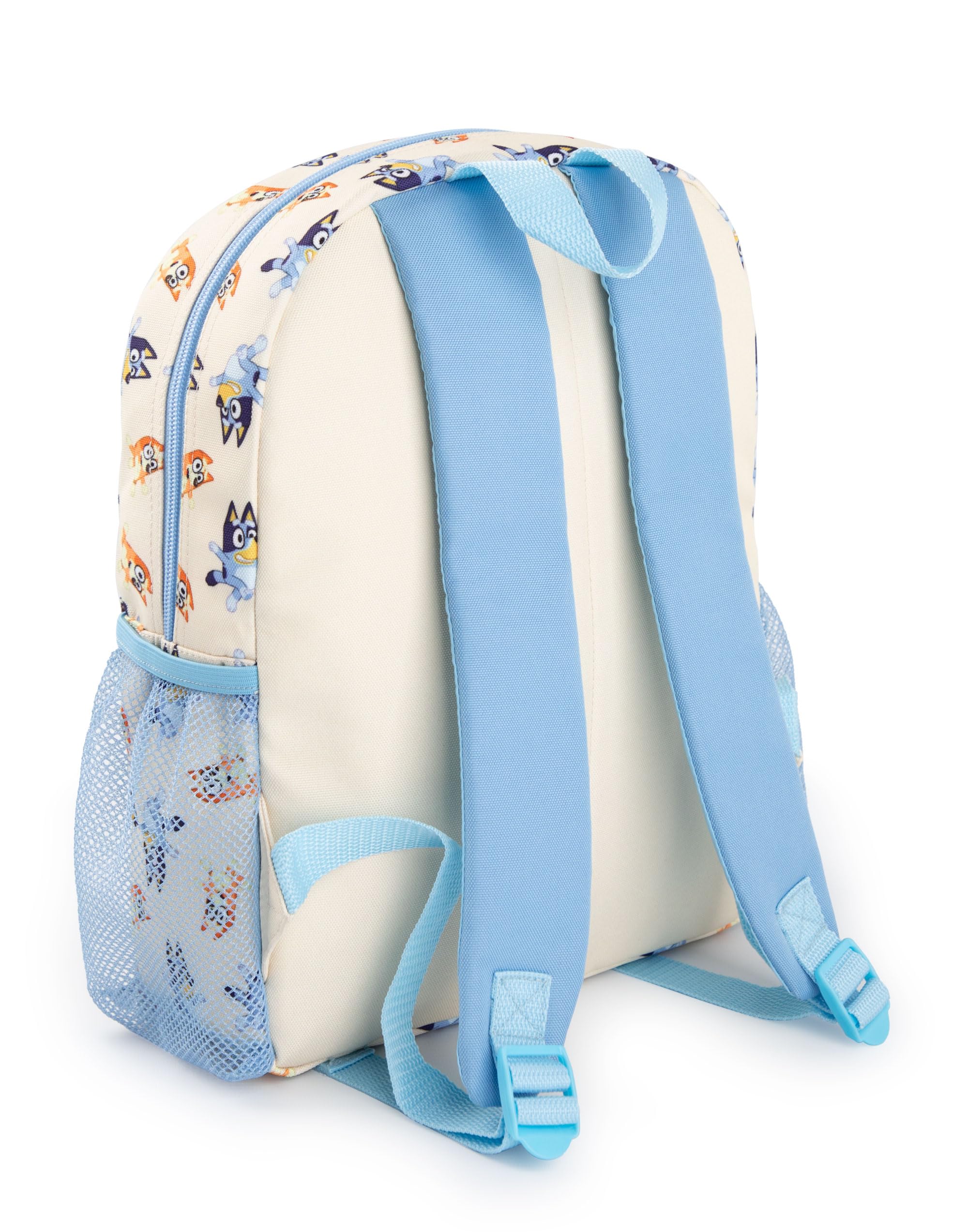 Bluey Kids Backpack - Bingo Character Design in Beige | Adjustable Straps & Mesh Pocket | Perfect for School, Daycare & Travel | Durable Mini Backpack for Toddlers & Preschoolers