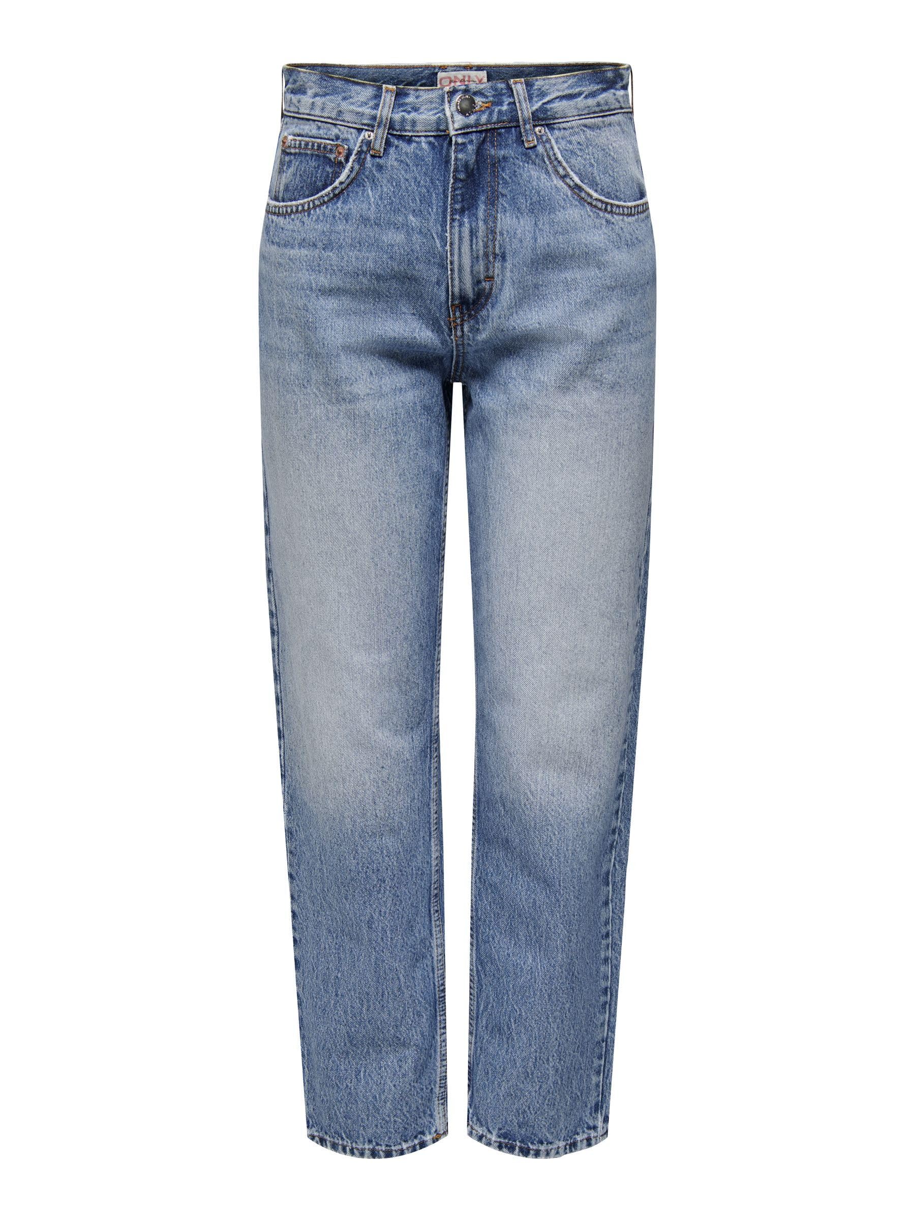 ONLY Women's High Waist Skinny Jeans - Stretch Denim Pants for Casual Wear & Everyday Outfits | Perfect for Work, Dating & Weekend Looks
