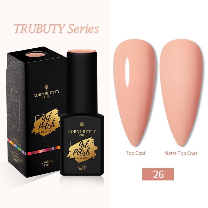 Trubuty Series Gel Polish 15ml - Long Lasting Nail Polish Kit for Salon & Home Manicure - Perfect for Nail Art, DIY Nails, and Professional Use