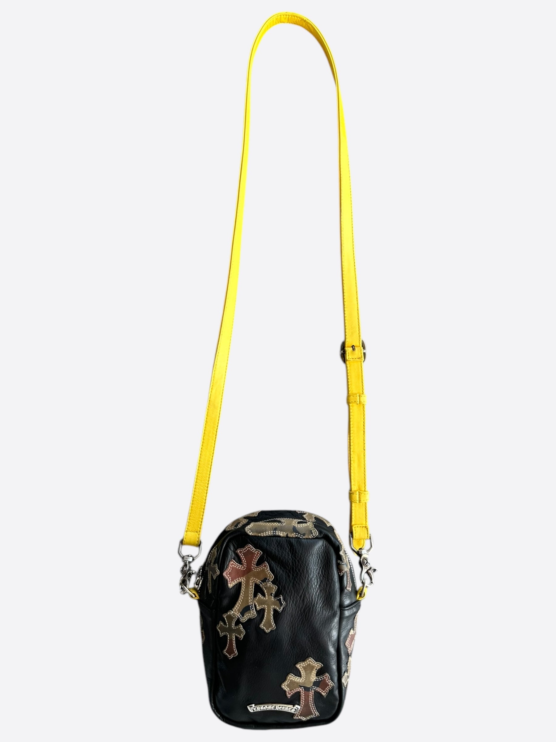Chrome Hearts Black Camouflage Cross Patch Sex Records Taka Bag - Stylish Designer Crossbody Purse for Women, Perfect for Night Out & Music Events