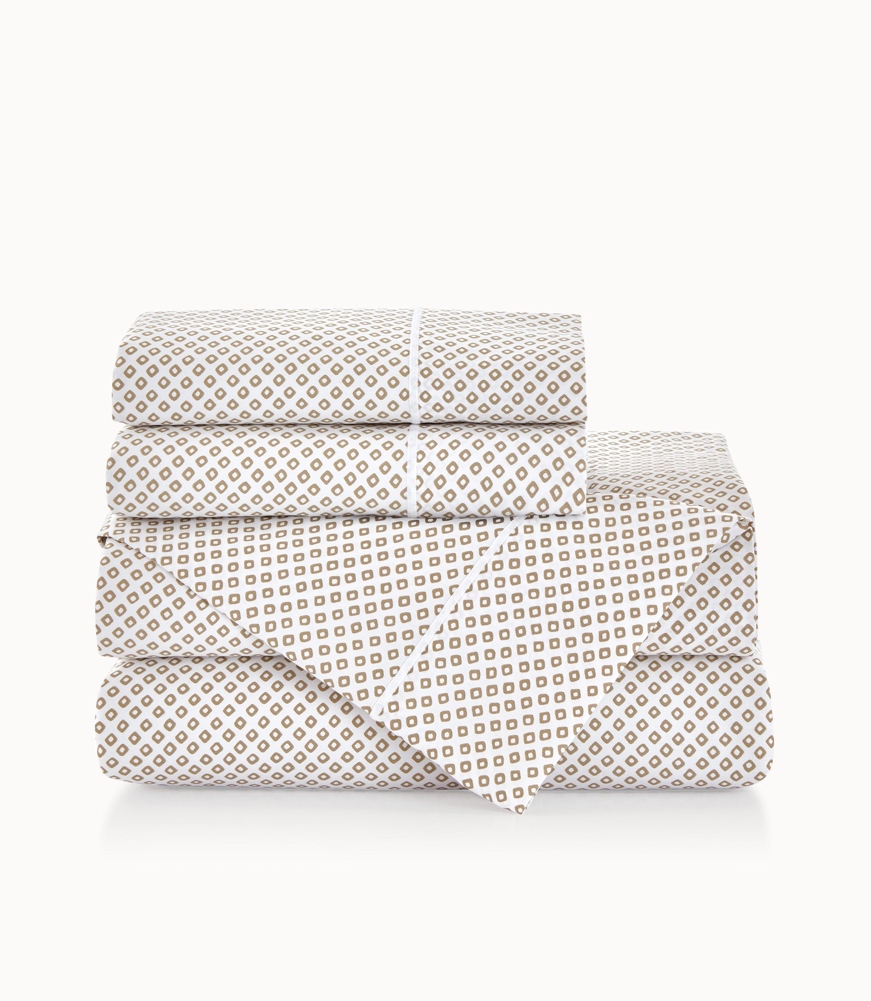Emma Printed Sateen Sheet Set - Soft & Breathable 100% Cotton Bedding - Queen Size 4-Piece Set for Comfortable Sleep & Stylish Bedroom Decor