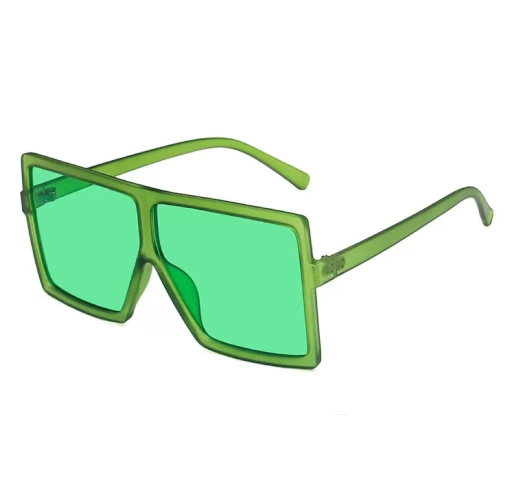 2022 Vintage Oversized Frame Sunglasses - Fashionable Metal Hinged Runway Shades for Women & Men | Perfect for Beach, Driving & Outdoor Activities