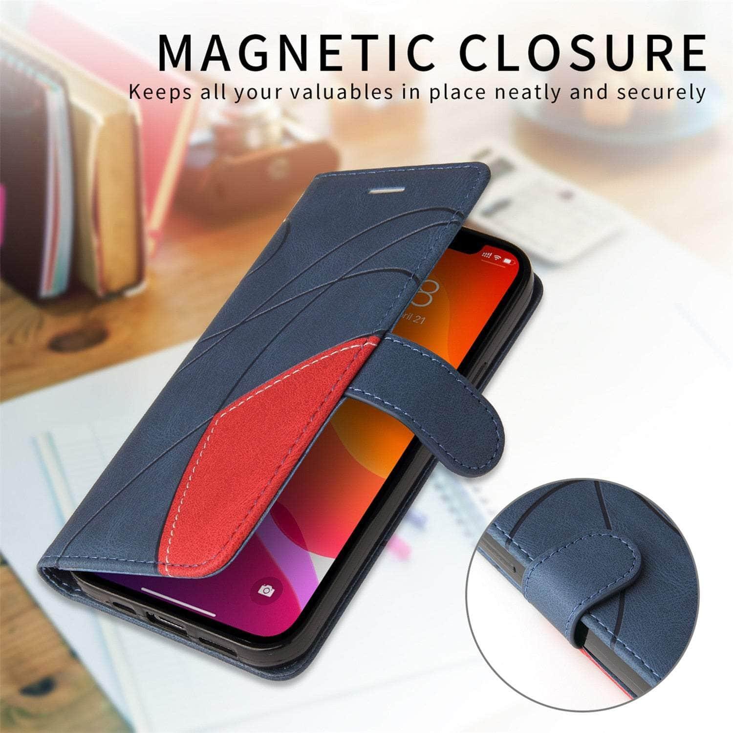 Premium Google Pixel 6 Pro Leather Wallet Case with Card Slots - Slim Protective Phone Cover for Business & Travel (Black)