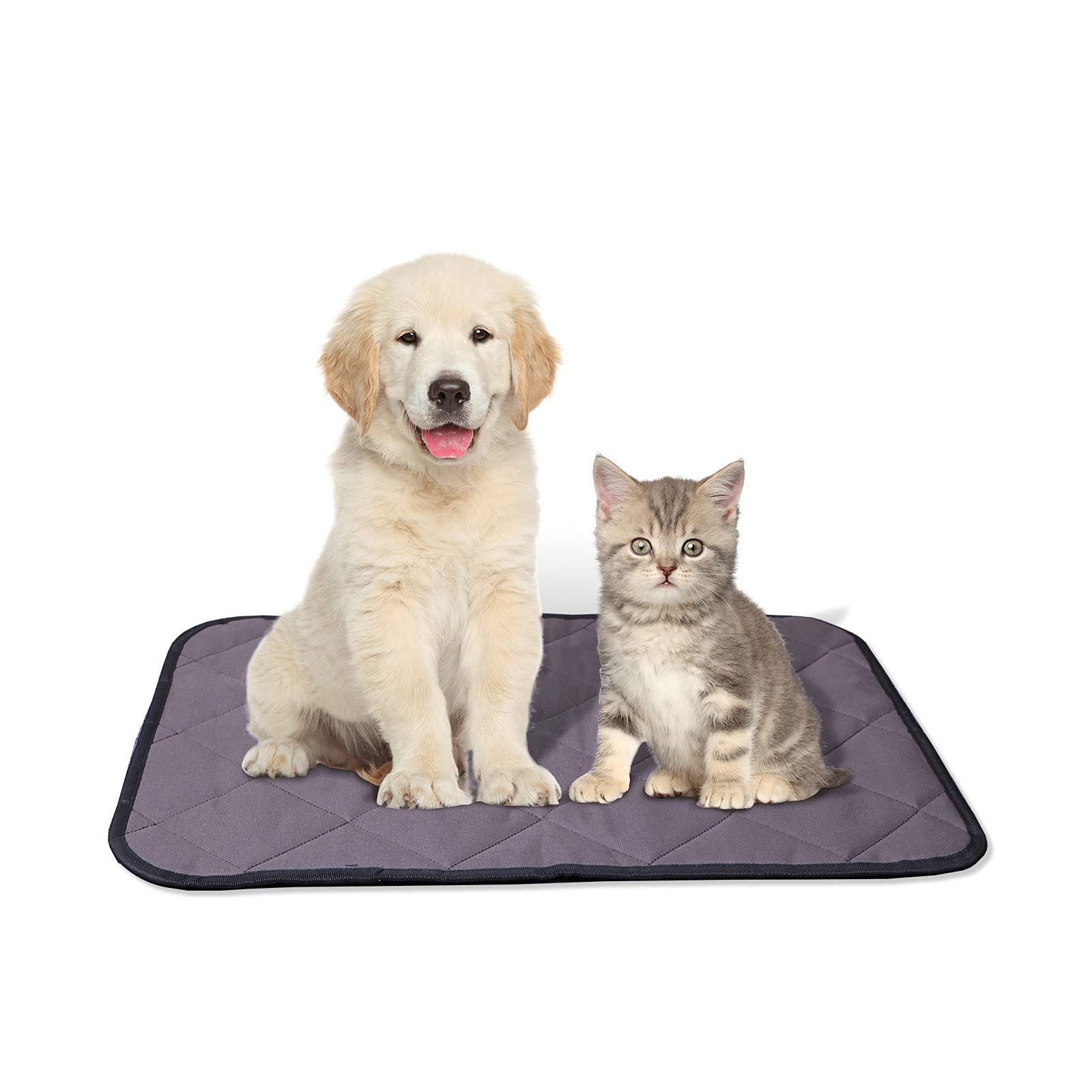 **YFMAYI Dog Crate Pad - Soft, Anti-Slip, Waterproof Pet Bed Mat for Puppy & Dog Sleeping & Training - Washable, Medium Size, Brown - Perfect for Kennels, Crates & Home Use**