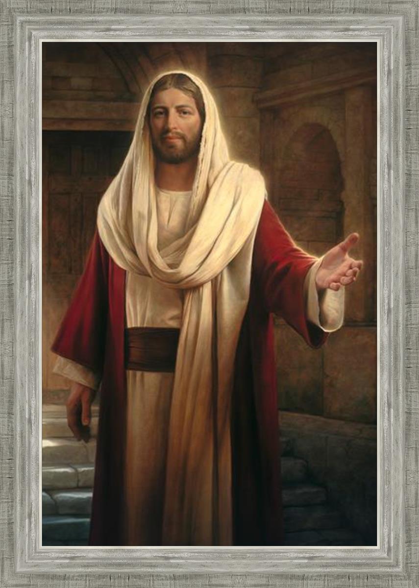 Come Follow Me by Howard Lyon - Inspirational Christian Art Print for Home, Church & Office Decor