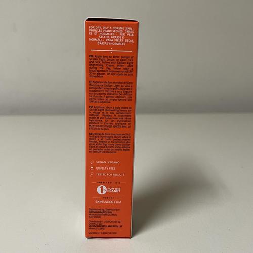 Skin & Co Roma Sicilian Light Brightening Serum 30ml (1 fl oz) - Vitamin C Face Serum for Glowing Skin, Dark Spot Corrector & Hydrating Treatment - Perfect for Morning & Night Skincare Routine