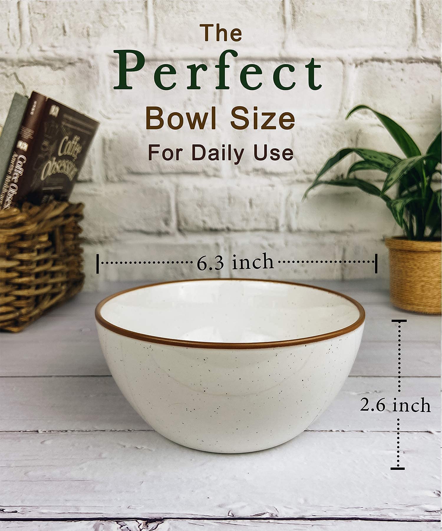 Mora Ceramic Dinner Plates, Salad Plates & Bowls Set - 12-Piece Modern Dinnerware for Everyday Use, Microwave & Dishwasher Safe, Scratch Resistant - Vanilla White - Perfect for Family Dinners, Parties & Restaurant-Style Dining