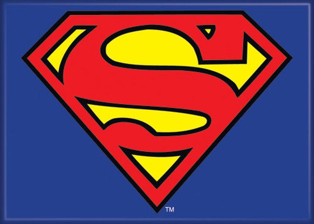 Superman Logo Magnet 2.5x3.5