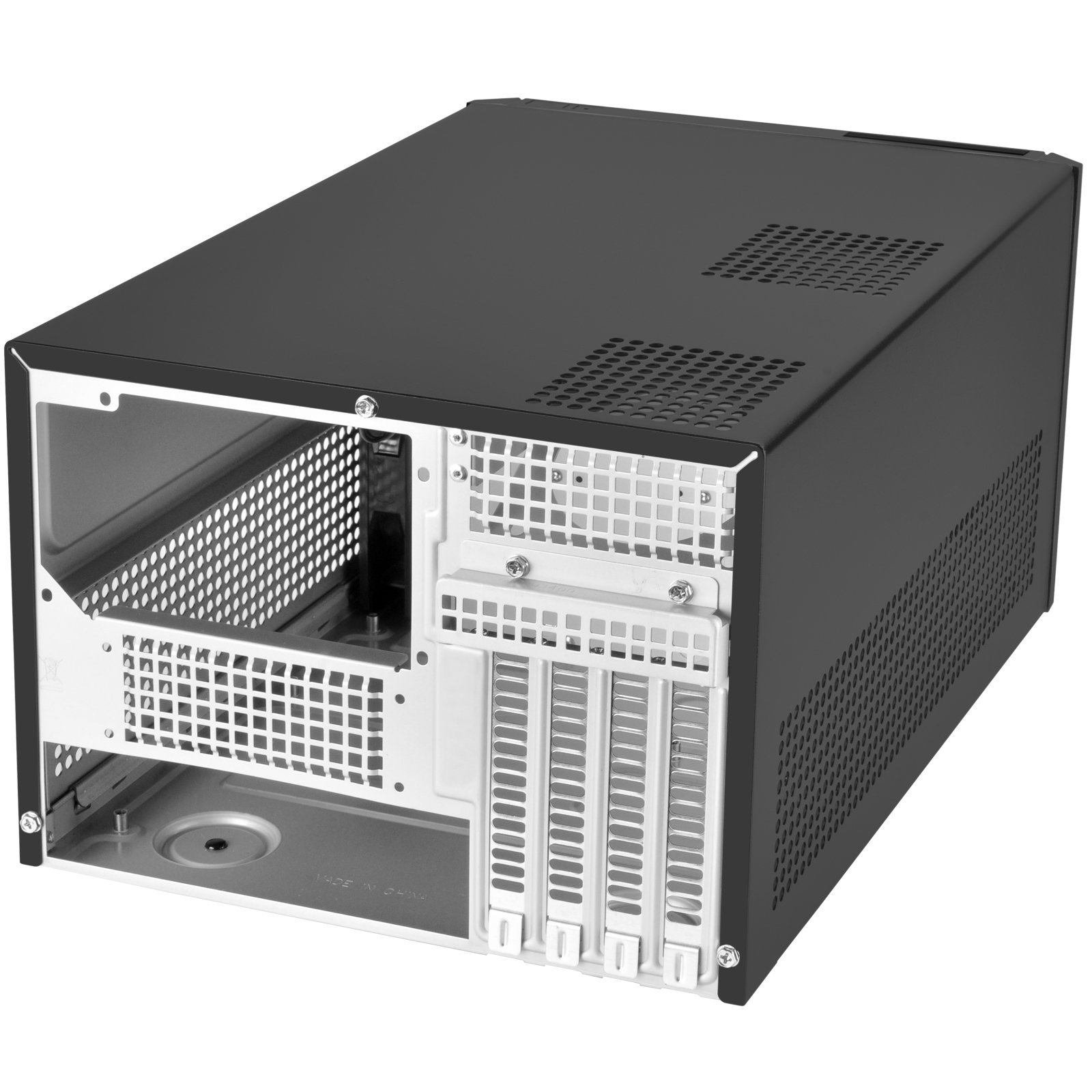SilverStone Technology SG11B-V2 Compact Micro-ATX PC Case - Perfect for Small Space Gaming & Home Office Setups