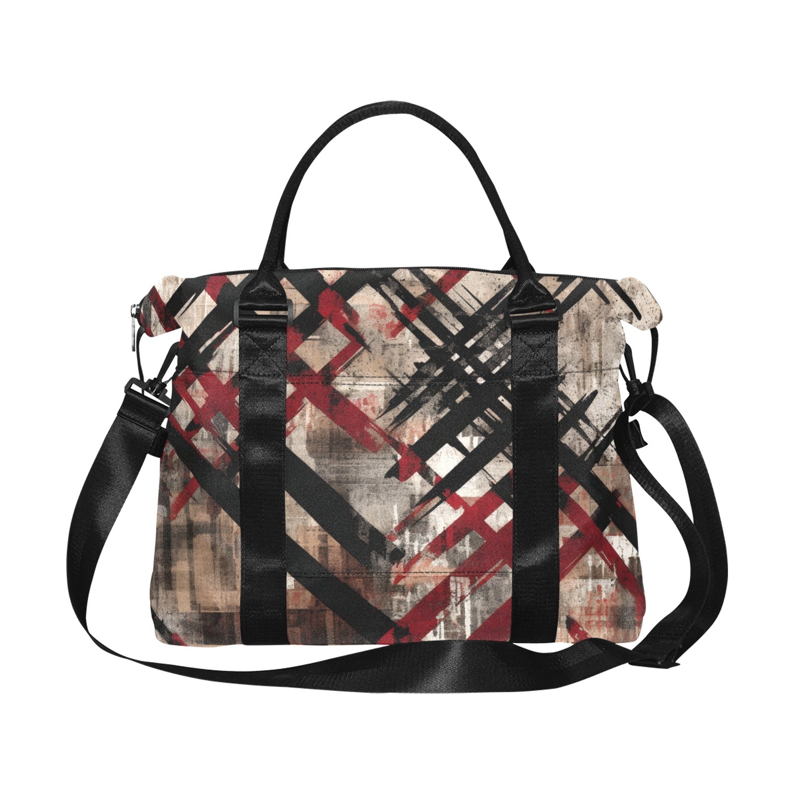 Gothic Print Large Capacity Duffle Bag for Travel, Gym & Weekend Getaways - Waterproof & Durable Carryall with Multiple Pockets