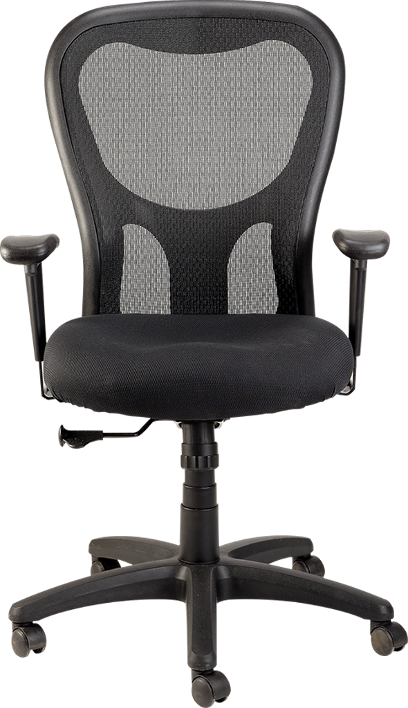 Eurotech Apollo Synchro High Back Ergonomic Office Chair - Black MM9500 for Home & Office Workspace, Gaming, and Long Hours Sitting Comfort