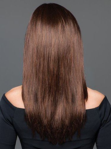 Gabor Wigs Simply Flawless GL 4-8 Dark Chocolate Brown Human Hair Wig - 11