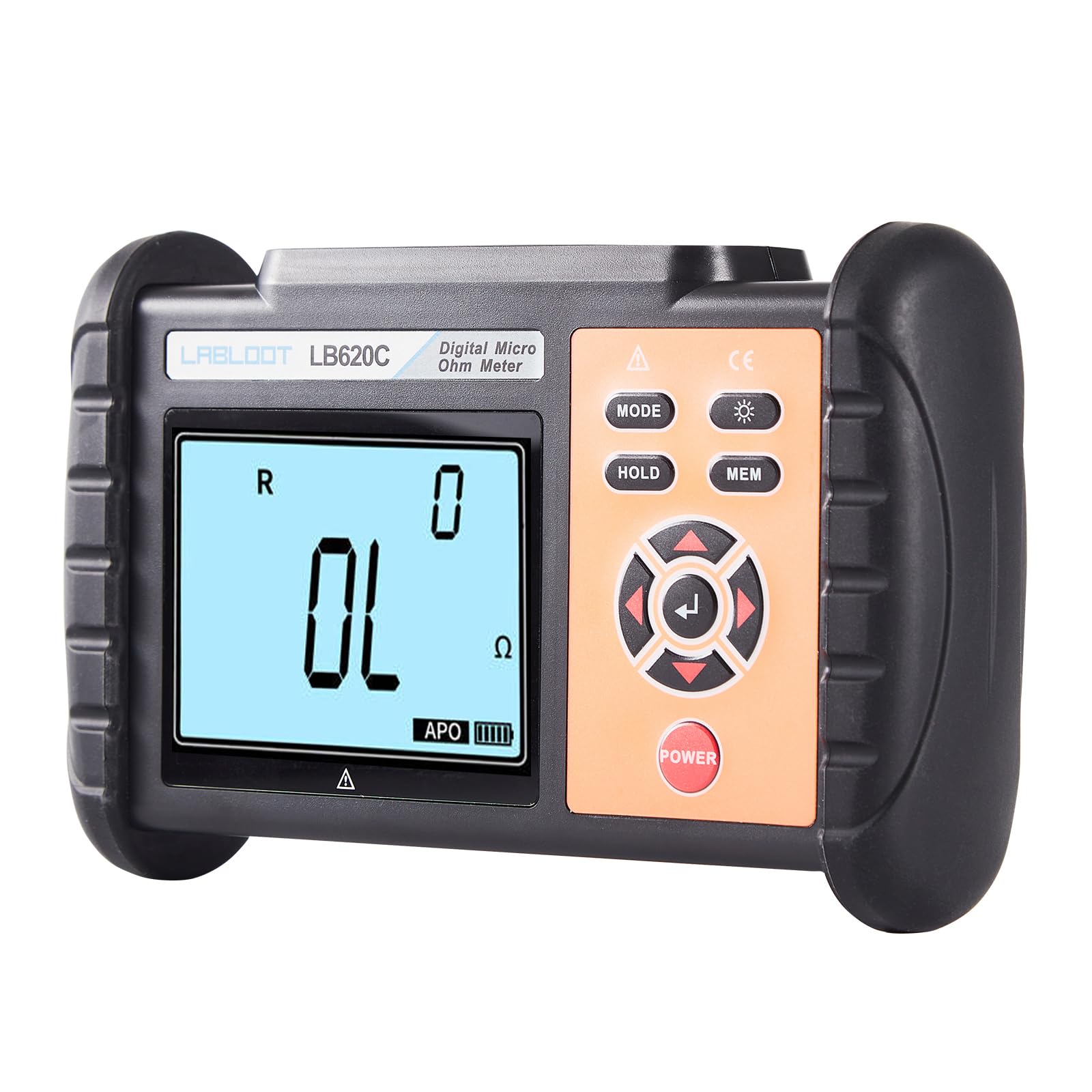 LB620C Digital DC Low Resistance Meter - High Precision Micro Ohmmeter for Equipotential Testing, Motor & Connector Resistance Measurement | Ideal for Electrical Engineering, Industrial Maintenance & Laboratory Use