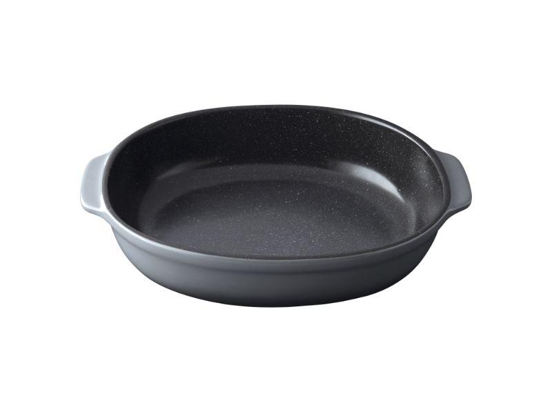 BergHOFF GEM Stoneware 13-Inch Oval Baking Dish - 3.2 Quart Ceramic Casserole Pan for Oven, Microwave & Dishwasher Safe - Perfect for Lasagna, Casseroles & Holiday Meals