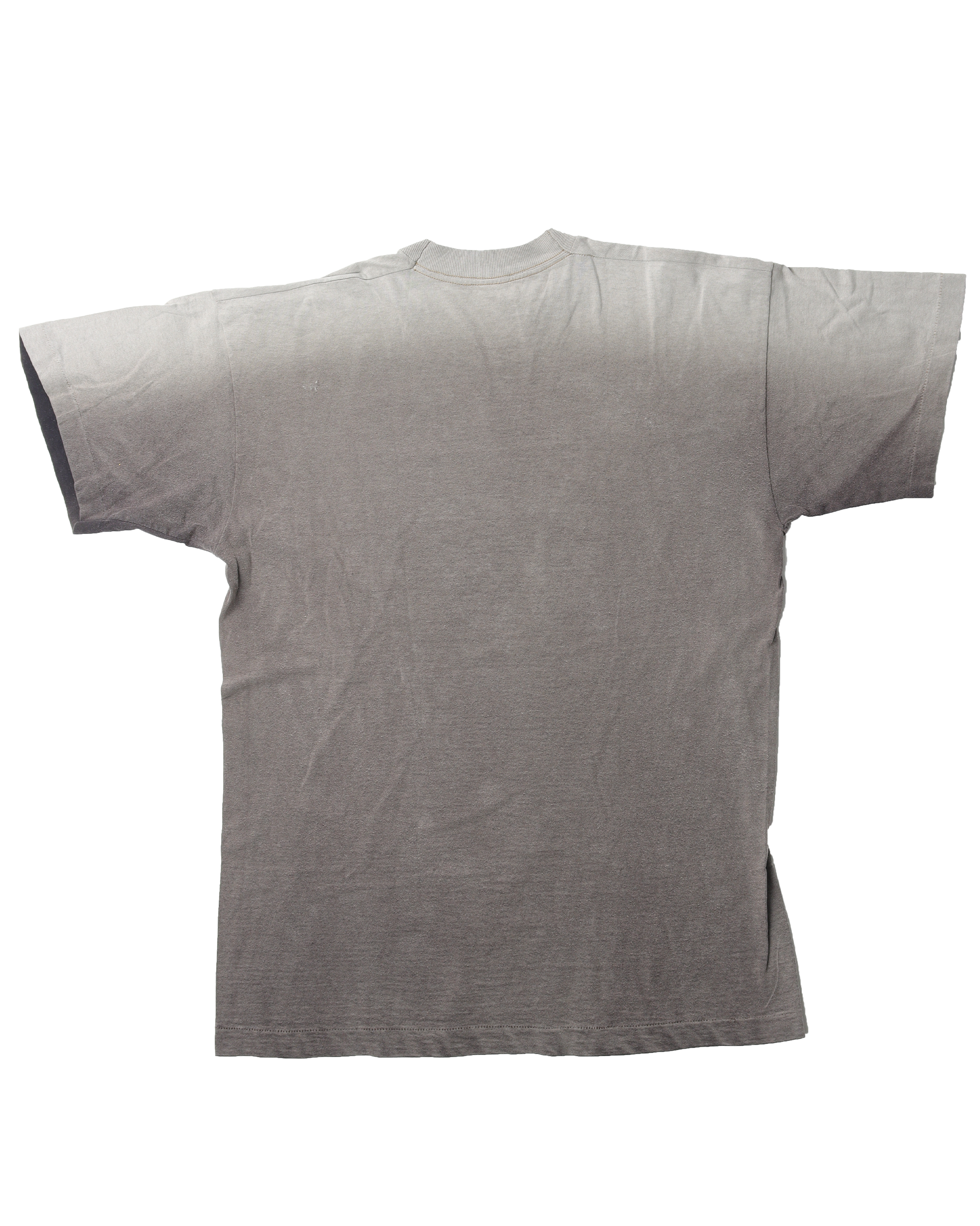 Vintage 1990s Faded Blank T-Shirt for Men & Women - Soft Cotton Retro Tee for Casual Wear, Street Style & Layering
