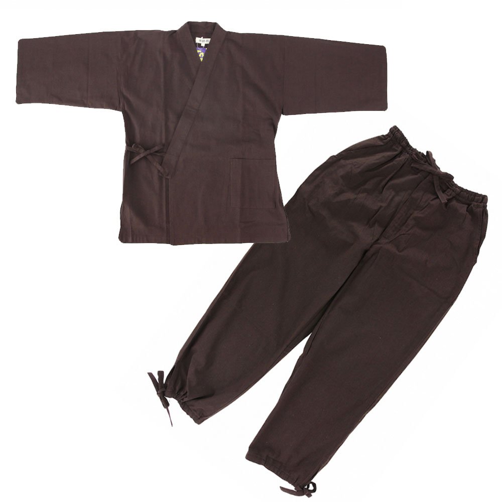 Authentic Japanese Samue Kimono Pajamas - Comfortable Traditional Loungewear for Relaxation at Home & Meditation