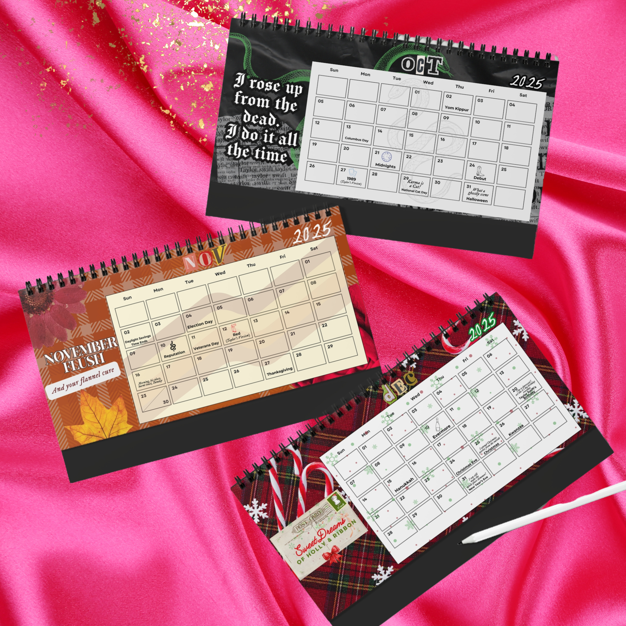 2025 Desk Calendar - Stylish & Functional Planner for Home & Office | Perfect for Scheduling, Organizing Tasks & Enhancing Productivity