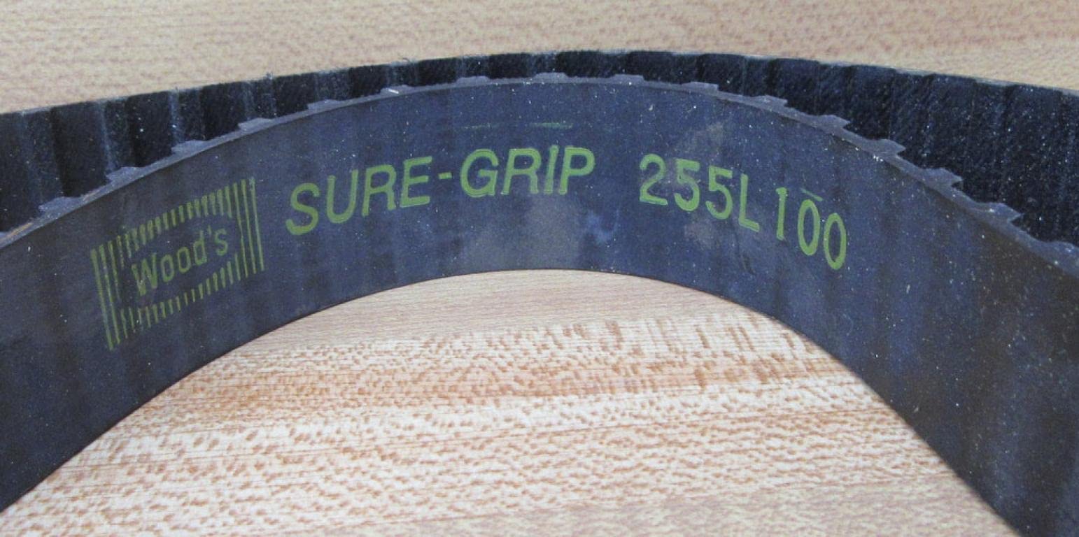 255L100 Timing Belt - 1 Inch Width, 0.38mm Pitch, 25.5 Inch Length, 68 Teeth - Replacement Belt for 3D Printers, CNC Machines & Industrial Equipment